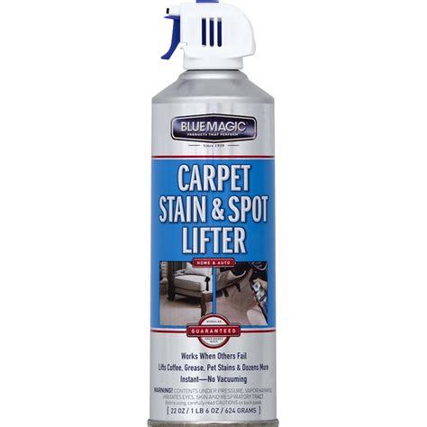 The easy and effective way to remove stains with Bleu Magic carpet stain remover